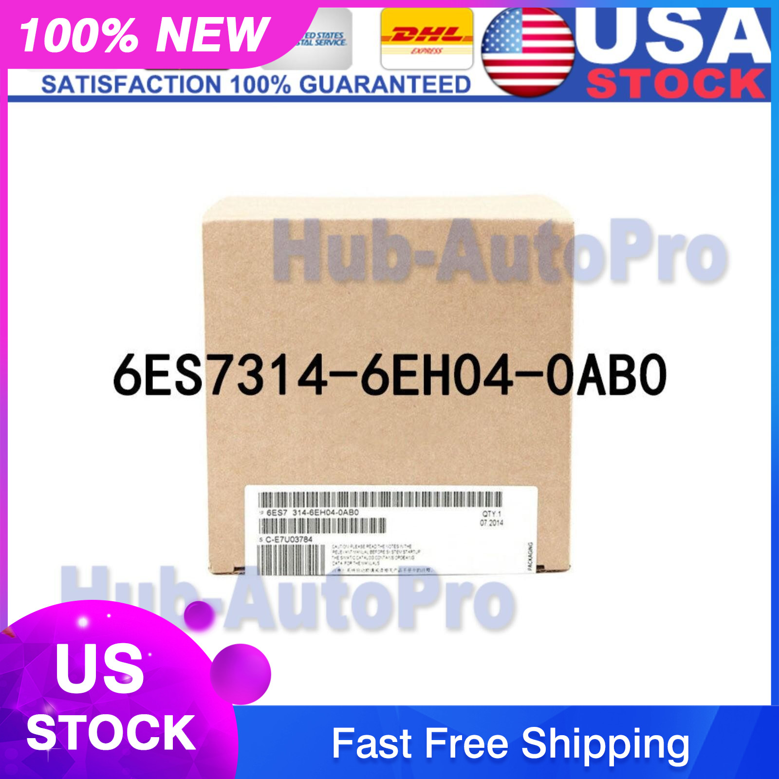 New Siemens 6ES7314-6EH04-0AB0 6ES7 314-6EH04-0AB0 1 Year Warranty Fast Shipping