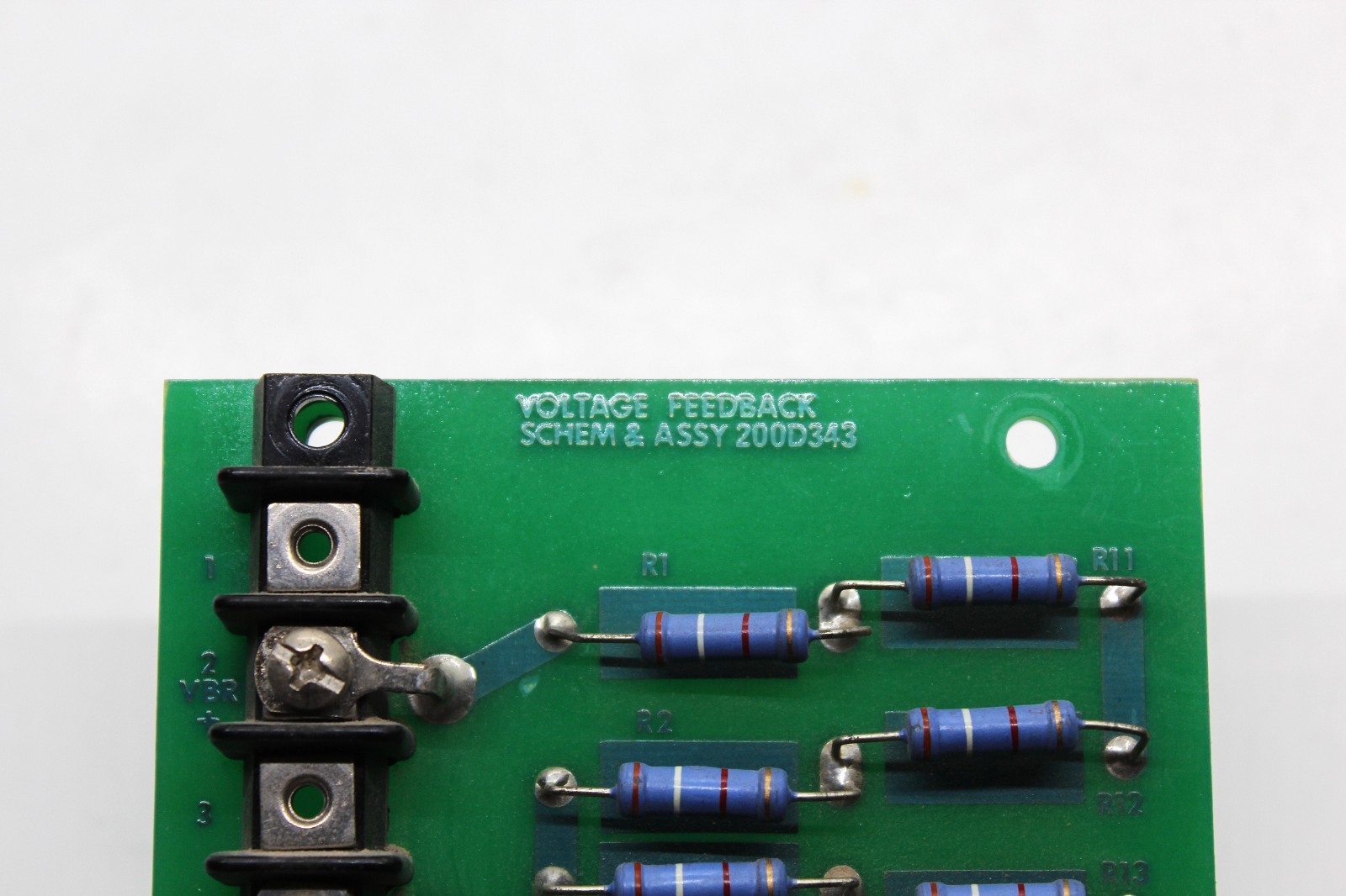 ROSS HILL CONTROLS VOLTAGE FEEDBACK ASSY. 200D343 – 0509-3000-00 REV. B