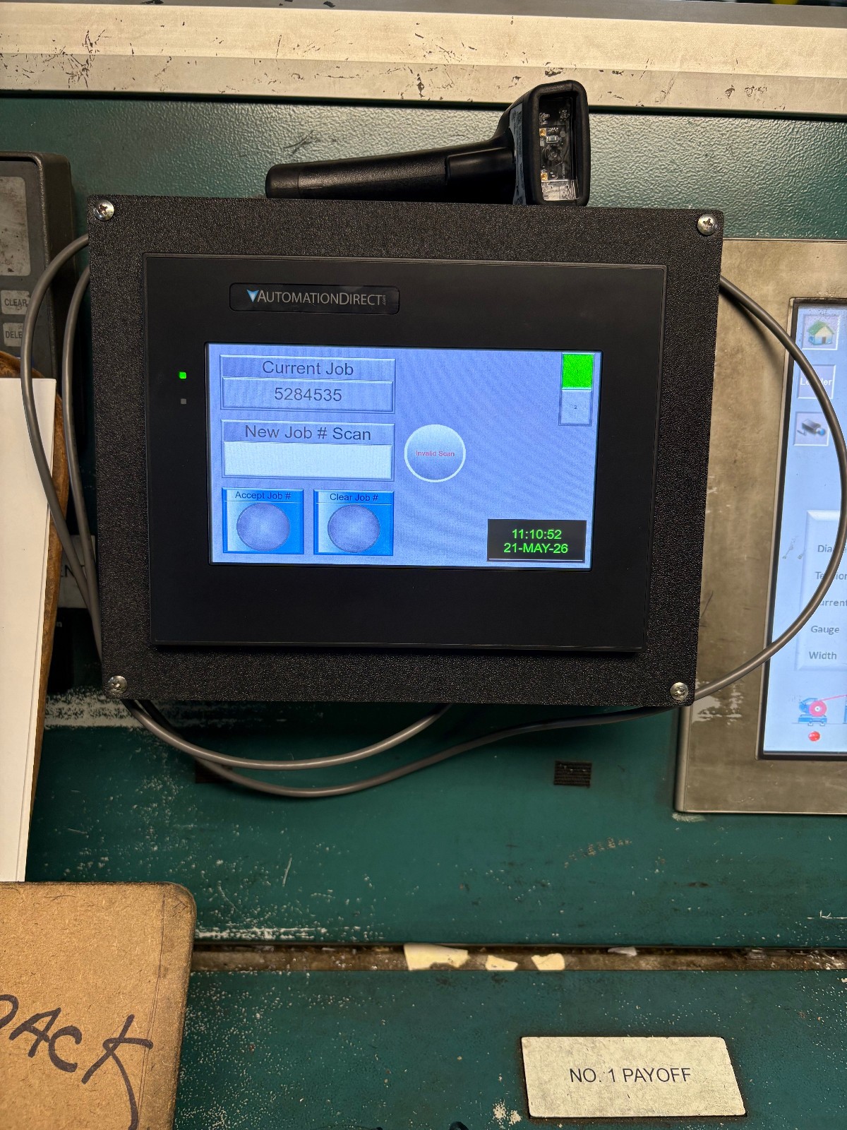 Custom Screen Mounting Box, fits C-More HMI: 7 inch, Color TFT LCD, touch screen