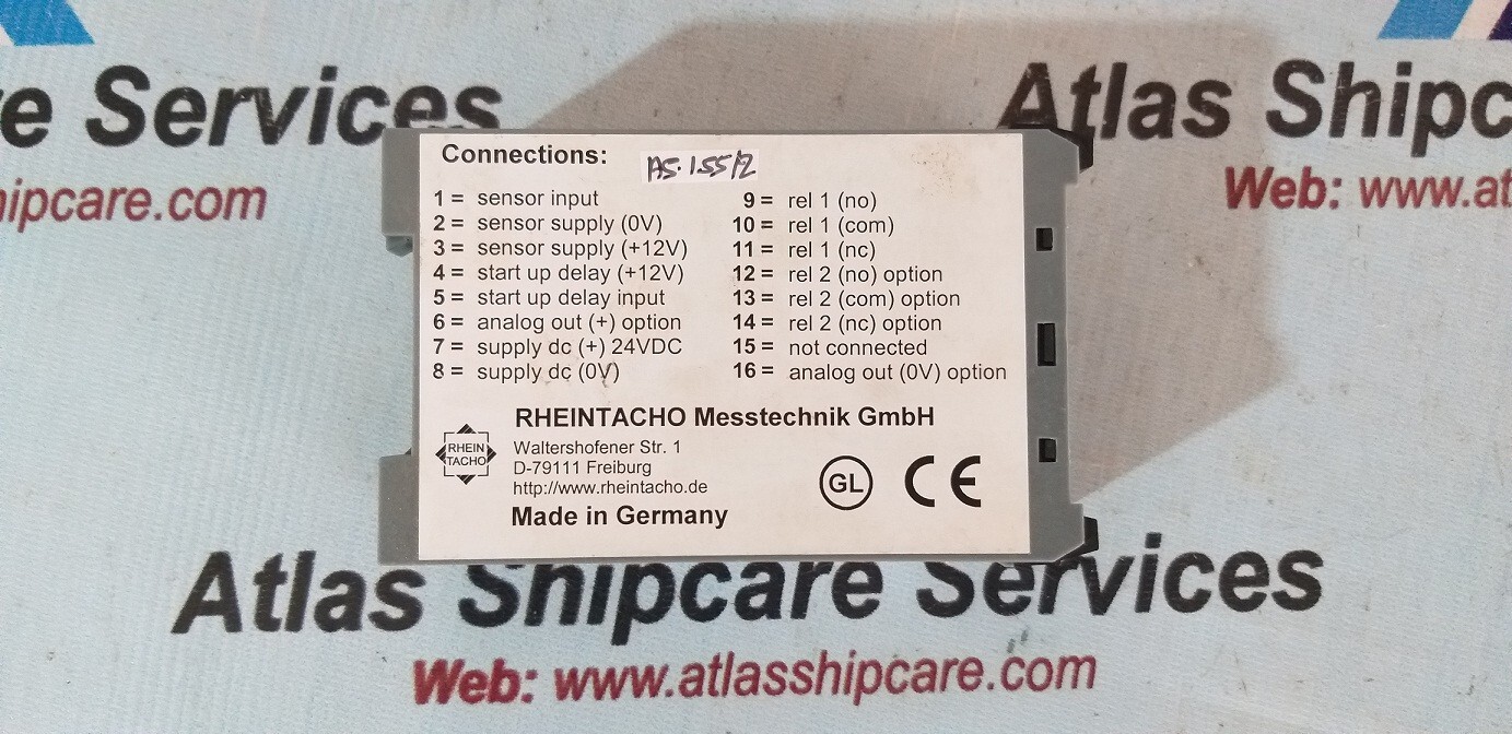 Rheintacho 5823.200 Programmable Speed Monitor