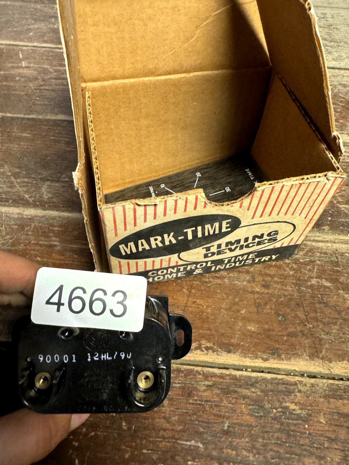 Mark-Time Wall Box Time Switch Timing Device WithOut Hold Feature
