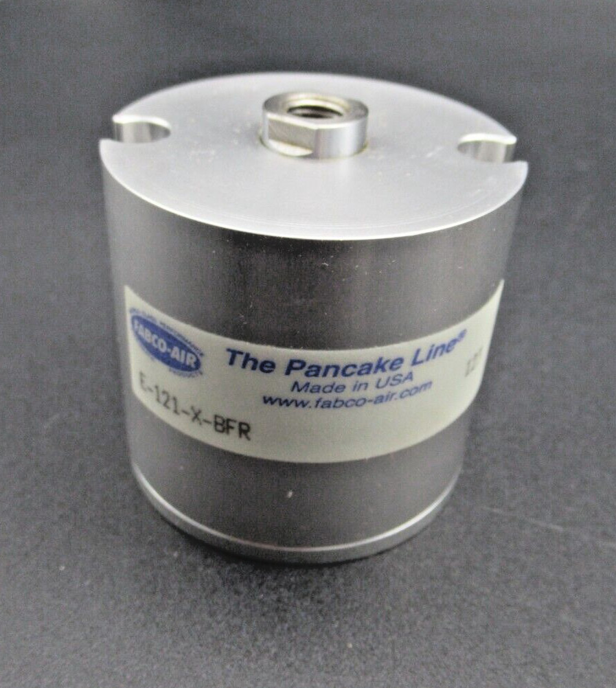 Fabco-Air E-121-X-BFR Double Acting Pancake Line Cylinder 28.5mm, 1-1/8″ *NEW*