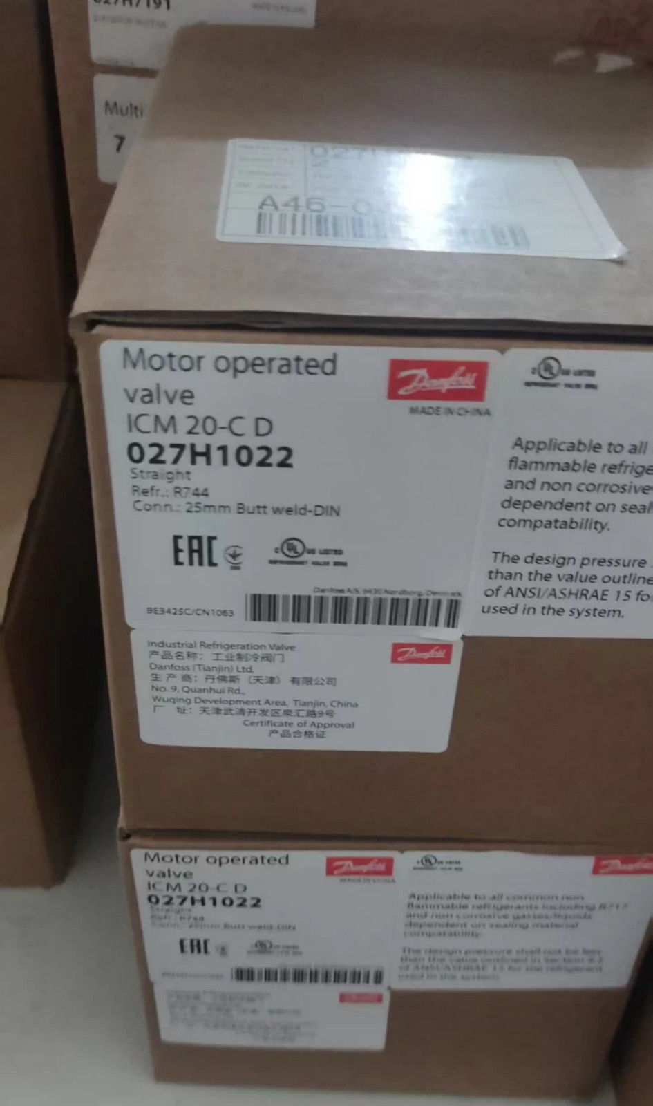 Danfoss Electric Valve ICM20-C 027H1022 UPS Shipping –
