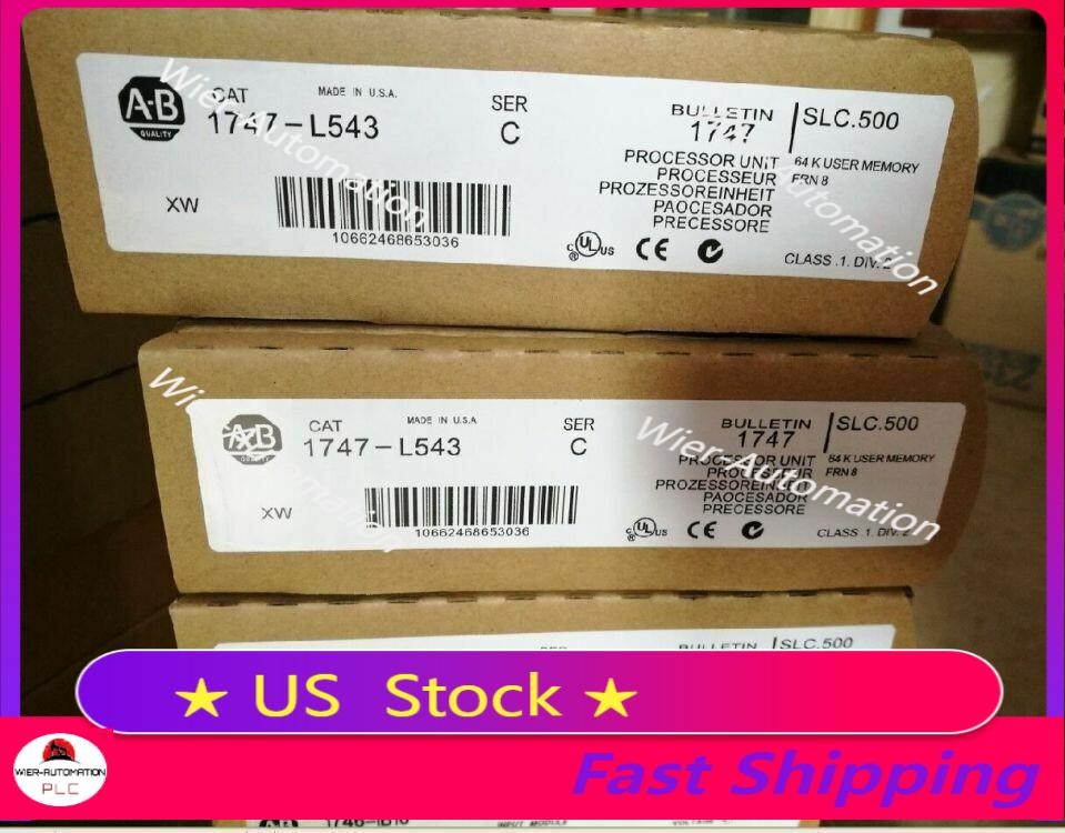 New Factory Sealed AB 1747-L543 /C SLC500 SLC 5/04 CPU Processor Unit 1747L543