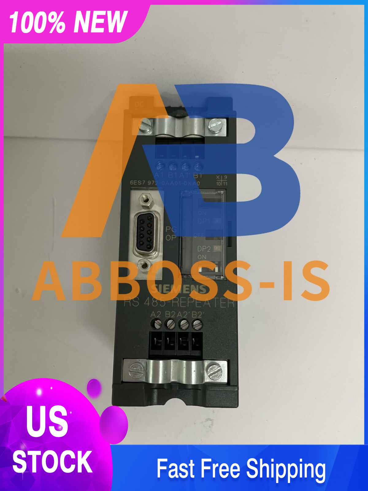 One Siemens 6ES7972-0AA01-0XA0 6ES7 972-0AA01-0XA0