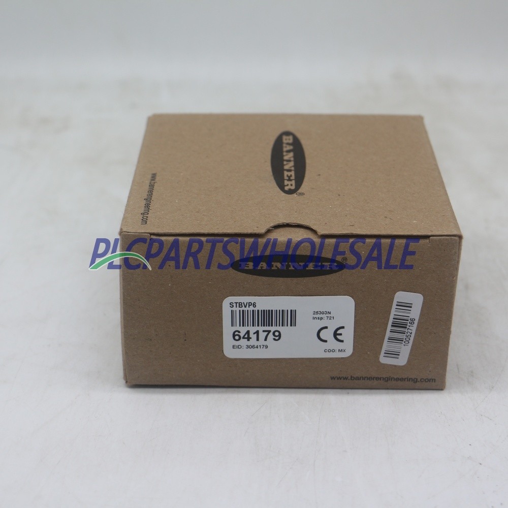 New STBVP6 Banner Engineering 64179 Safety Touch Buttons