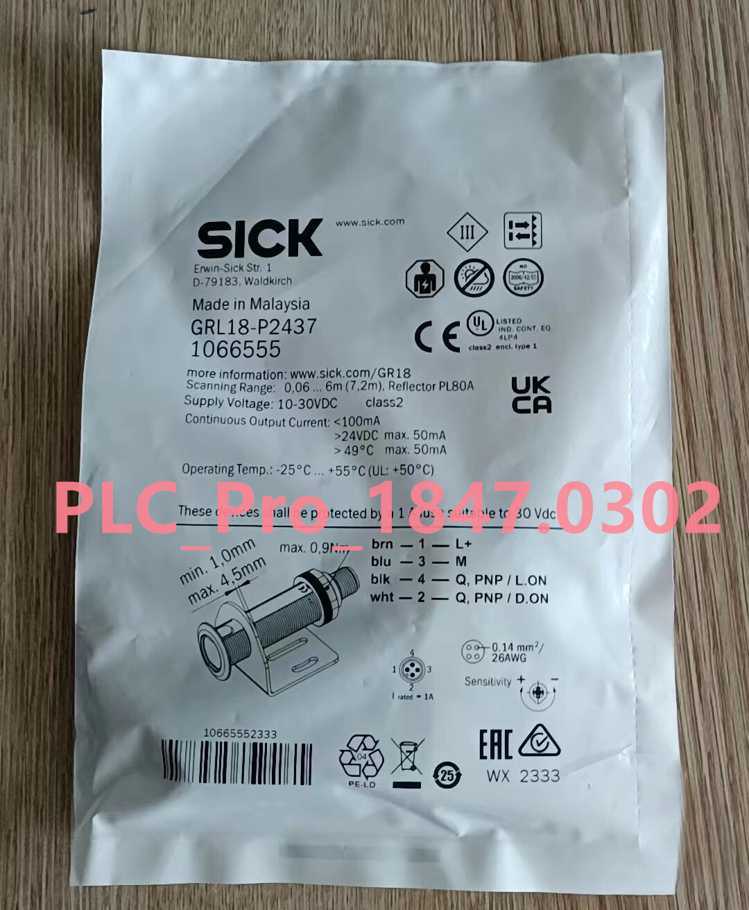 GRL18P2437 1PCS NEW For SICK GRL18-P2437 1066555 Sensor Fast delivery