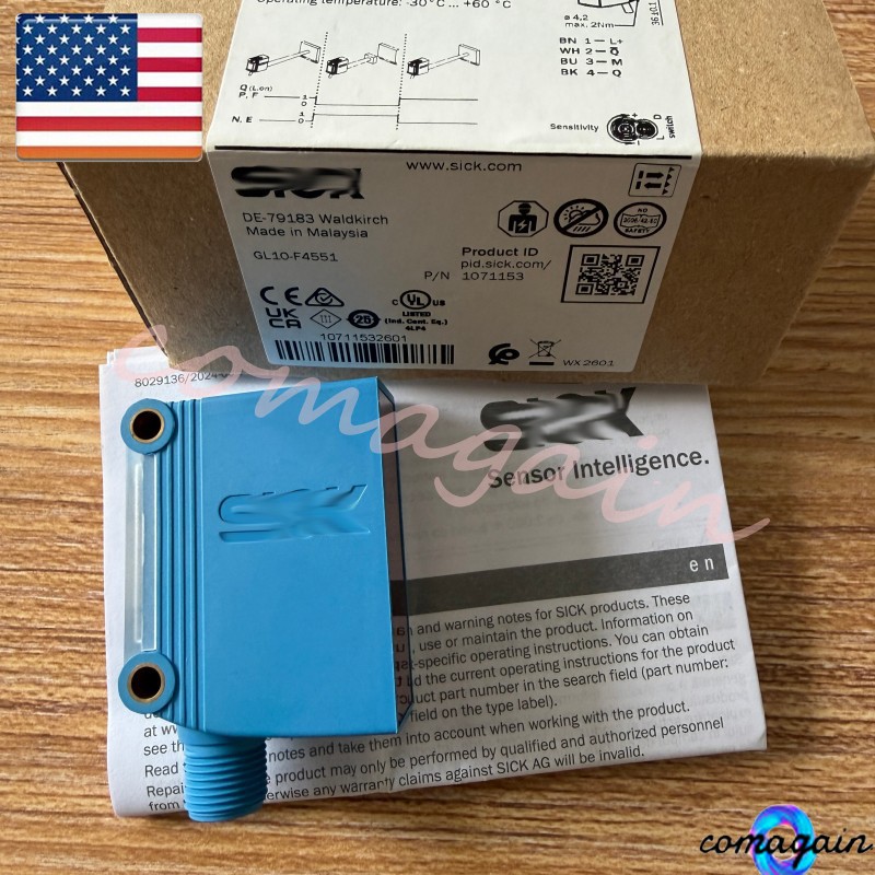 New 1PCS Photoelectric Sensor Switch 10-30V For SICK GL10-F4551 1071153 US Stock