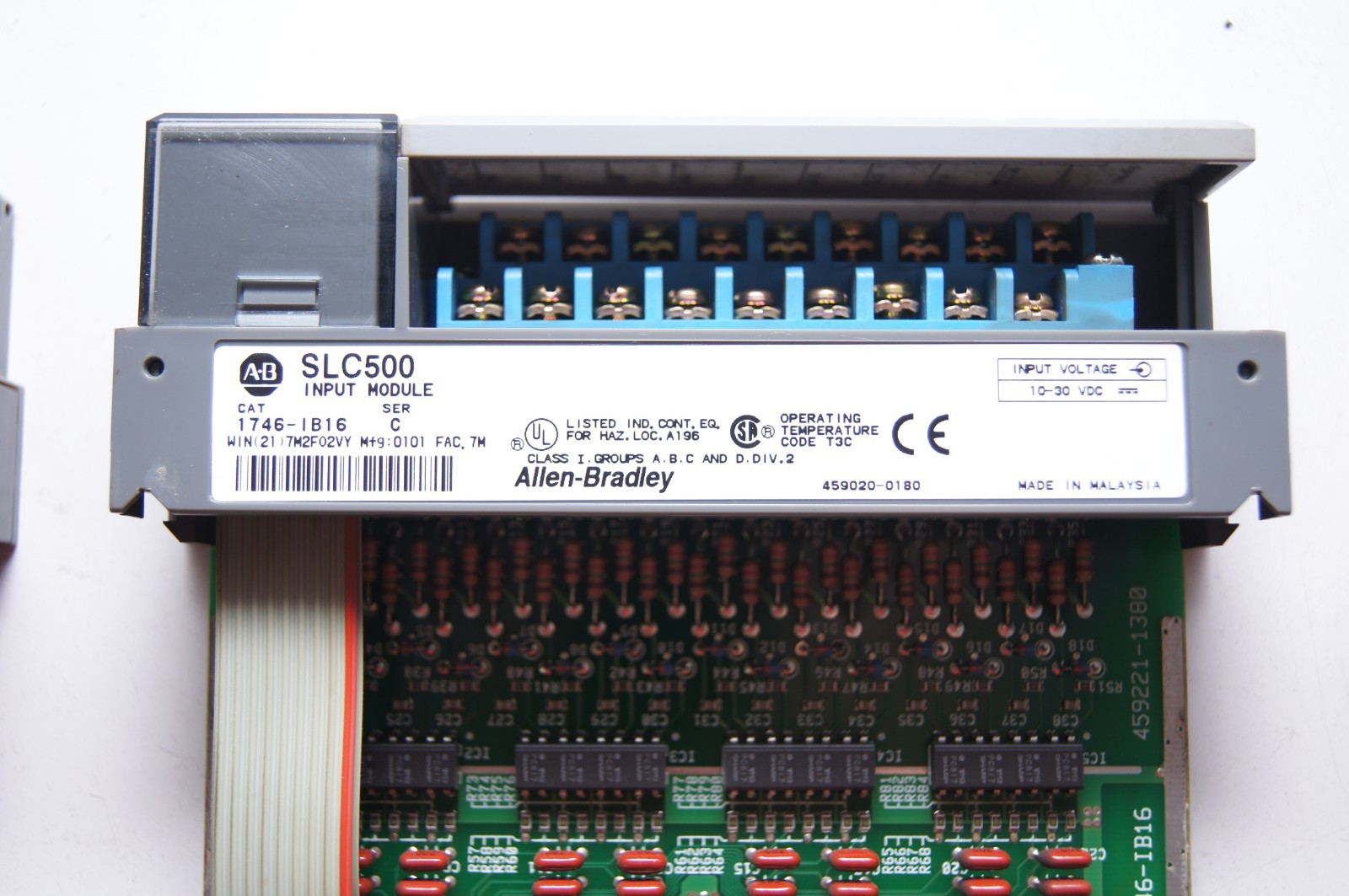 Allen Bradley SLC 500 10 Slot Rack 4x 1746-IB16 3x 1746-OW1 1x 1747-L541