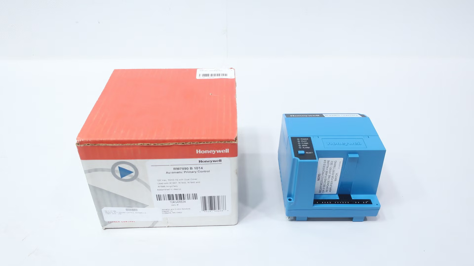 Honeywell RM7890 B 1014 Burner Control 120v-ac