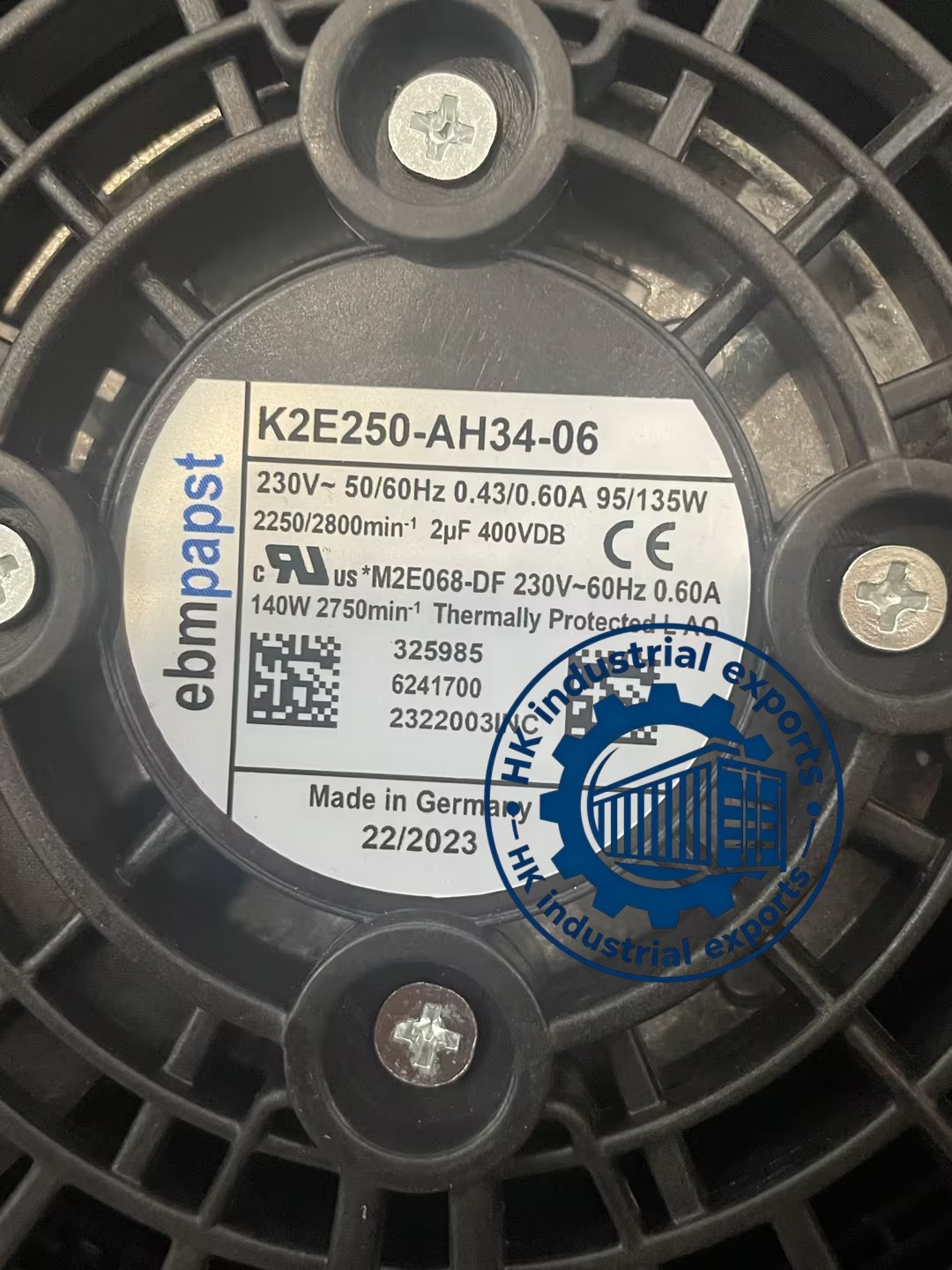 1PCS Brand New Ebmpapst K2E250-AH34-06 AC230V 95/135W Cooling Fan Fast Delivery