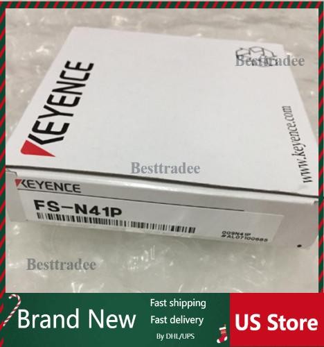 One Keyence FS-N41P Fiber Amplifier Sensor New In Box US Free TAX US Free TAX