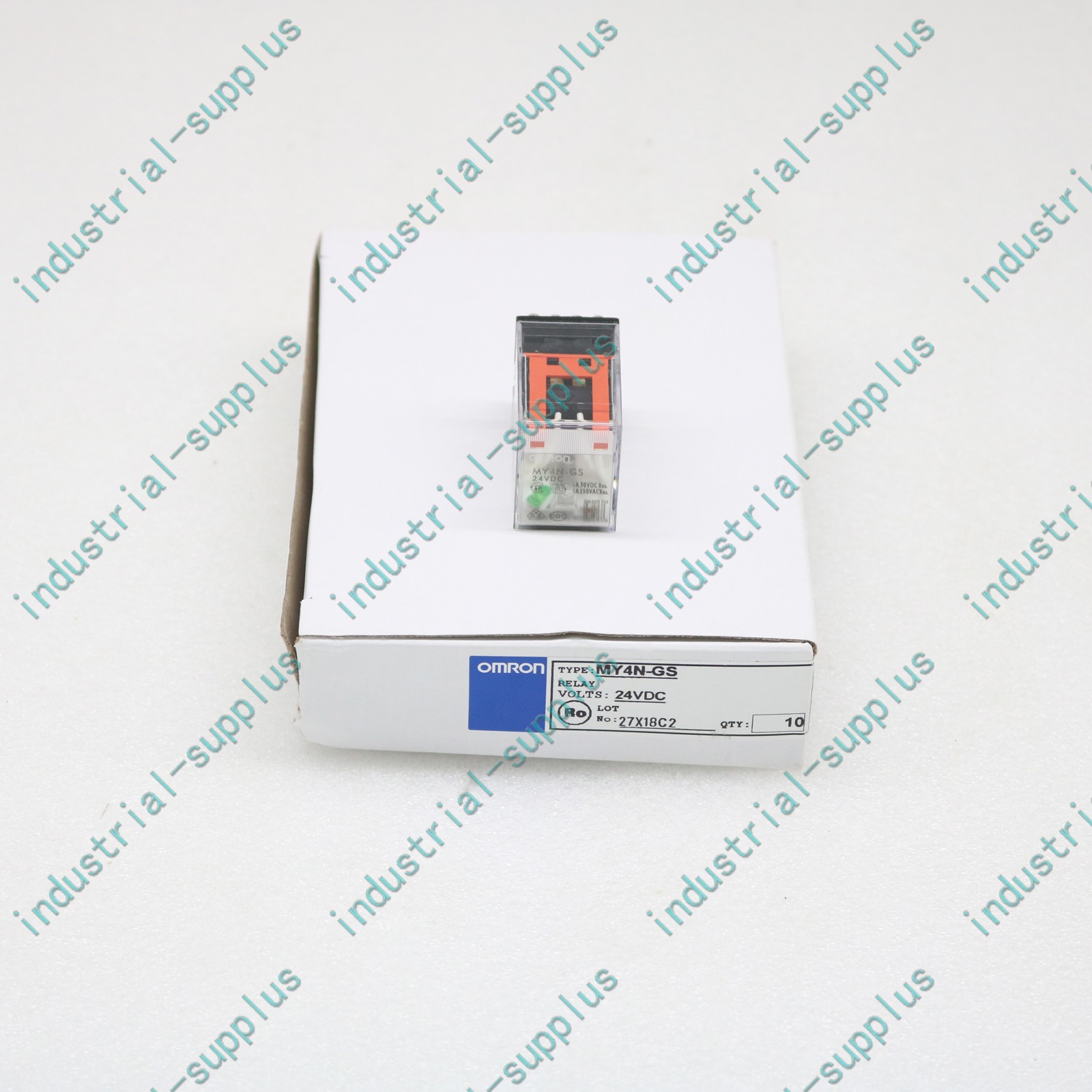 10pc NEW OMRON small relay MY4N-GS MY4N-GS 24VDC 1 year warranty