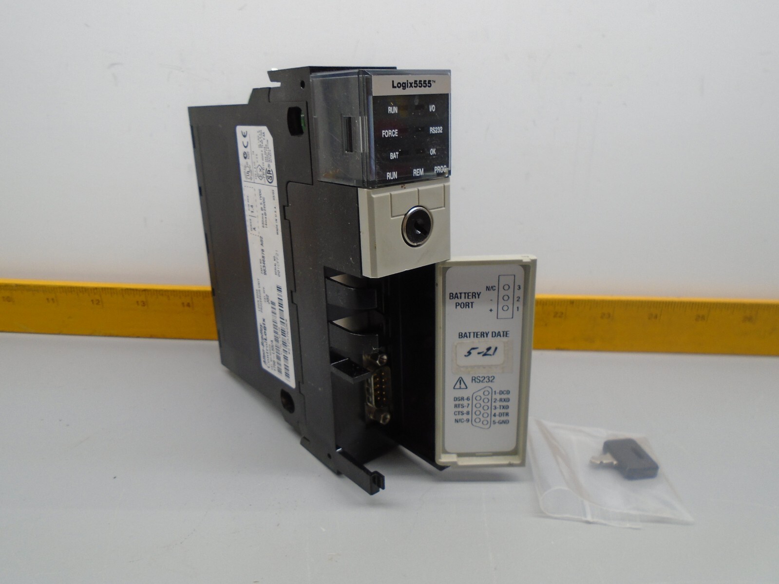 1756-L55 Allen Bradley Controllogix Logix 5555 PLC Processor 1756L55 W388