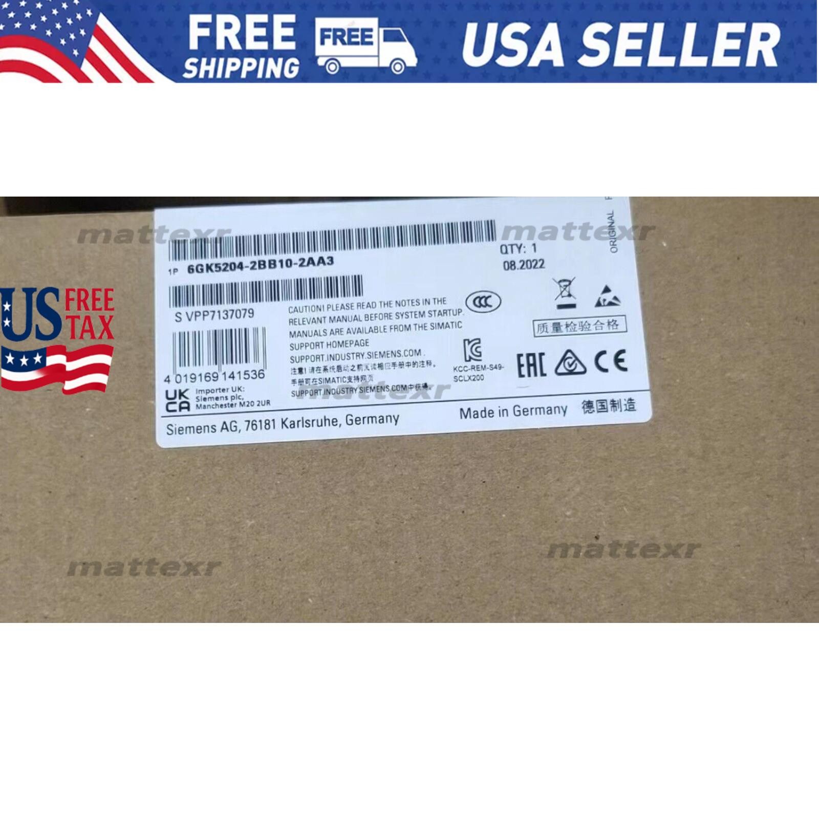 New Siemens 6GK5204-2BB10-2AA3 6GK52042BB102AA3 power supply