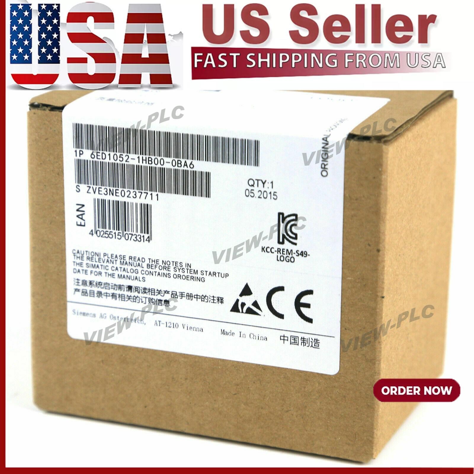 New Siemens 6ED1052-1HB00-0BA6 6ED10521HB000BA6 LOGO 24RC logic module