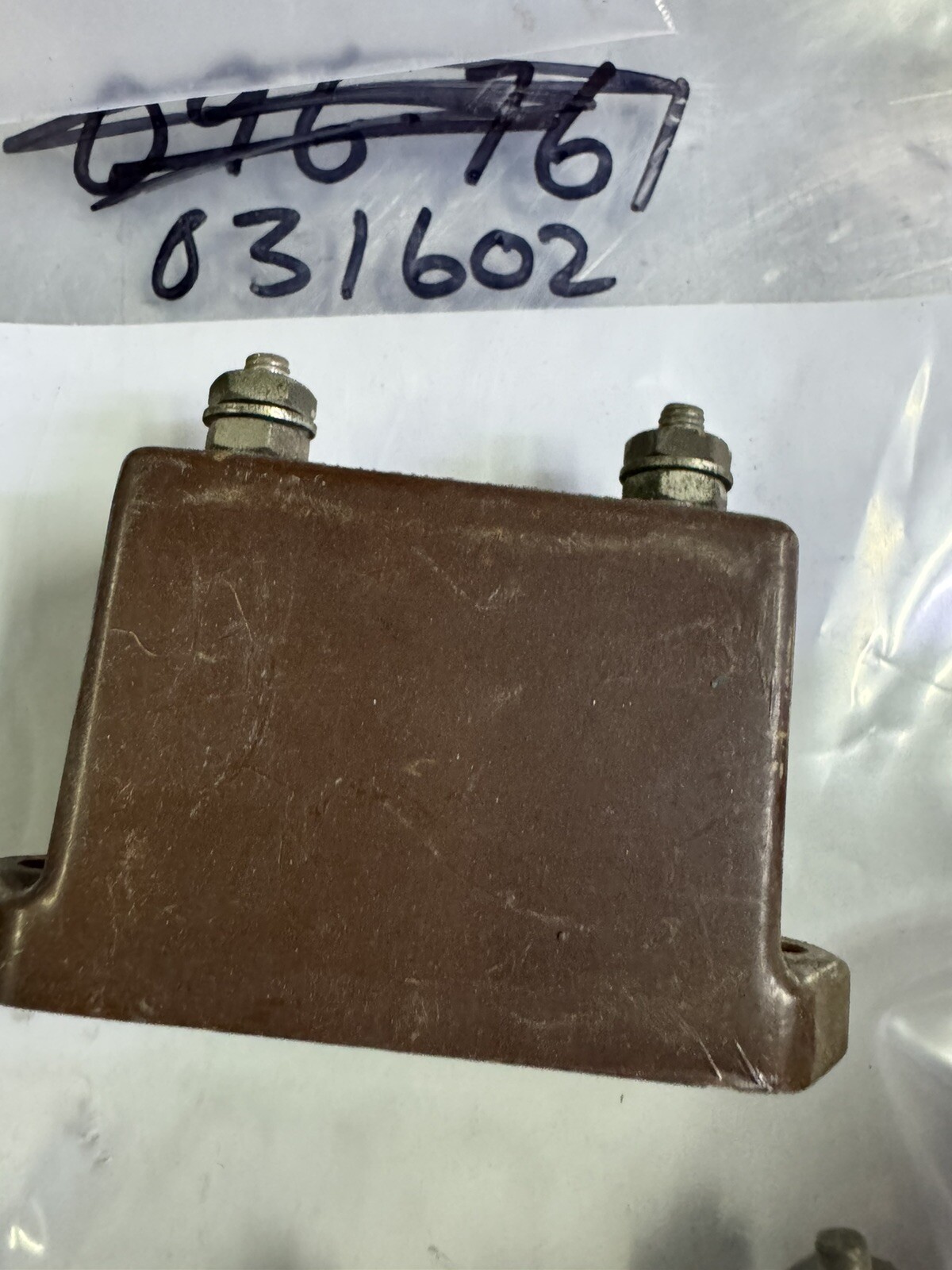 031602 capacitor Assembly MILLER WELDER PARTS For 330/ABP Tested Used