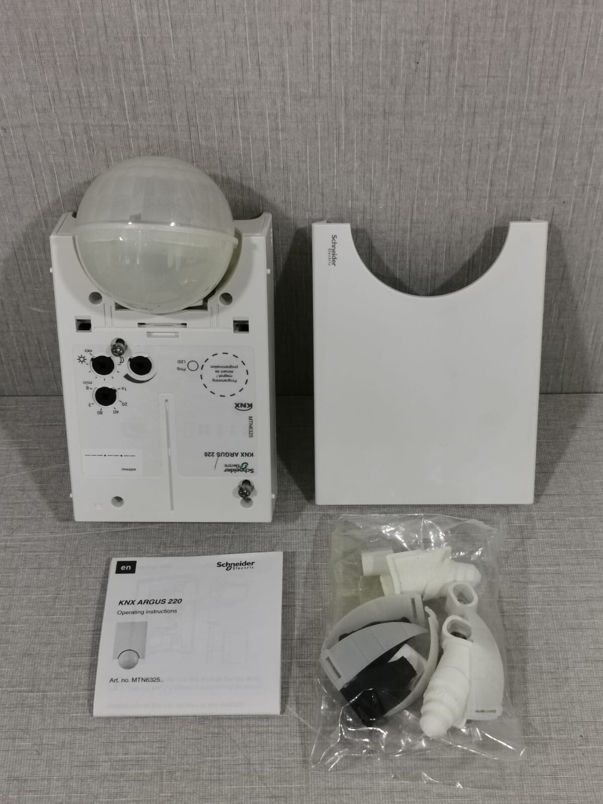 SCHNEIDER ELECTRIC MTN632519/MTN6325 KNX ARGUS 220 POLAR WHITE