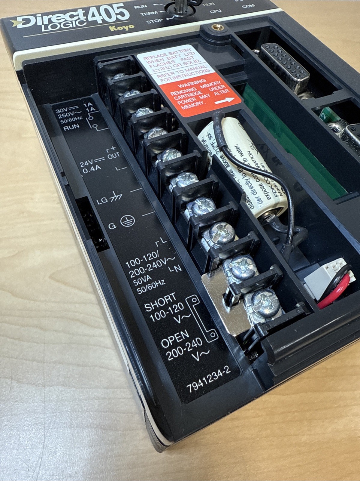 Automation Direct D4-440 Direct Logic 405 Koyo CPU PLC Module