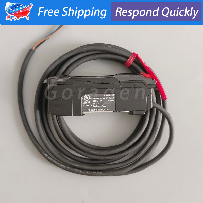 Fiber Optic Amplifier Sensor Switch For Keyence FSN41P FS-N41P Digital US Stock