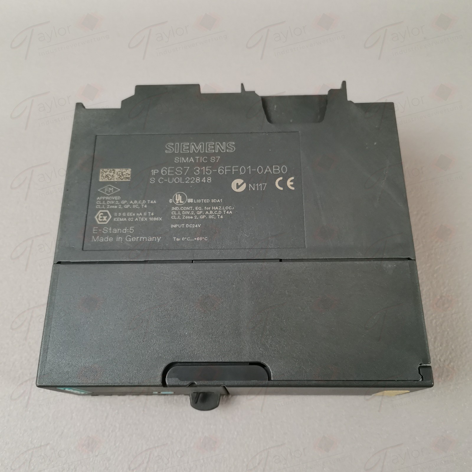 Siemens 6ES7 315-6FF01-0AB0 / 6ES7315-6FF01-0AB0 with breaks
