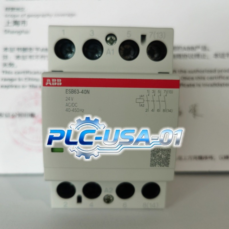 ESB63-40N 1PCS Brand New ABB ESB63-40N 24VAC/DC Module Contactor Fast delivery