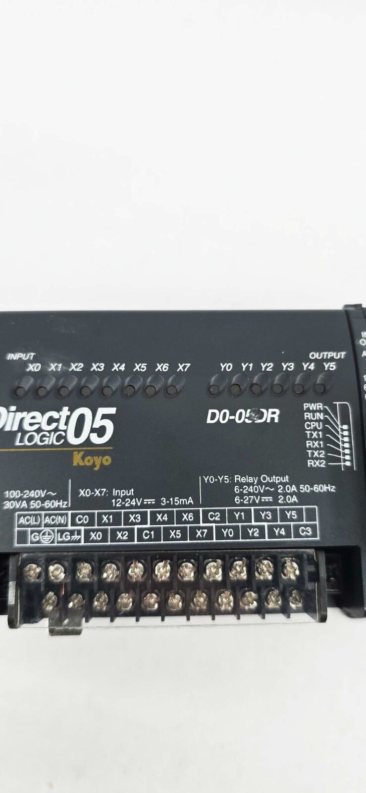 AUTOMATION DIRECT D0-05DR PLC Direct Logic 05 w/ D0-07CDR I/O
