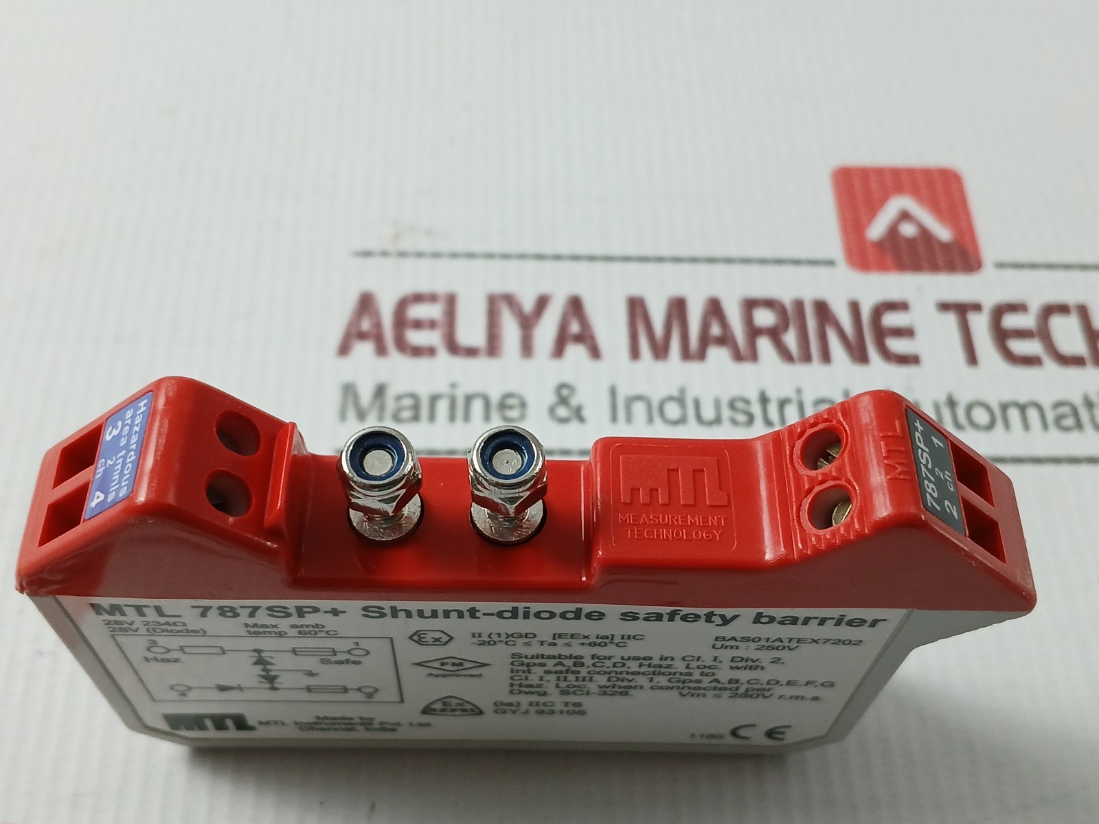 MEASUREMENT TECHNOLOGY MTL787SP+ 2-Channel Shunt-Diode Safety Barrier