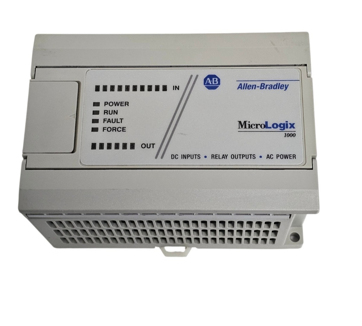 ALLEN BRADLEY 1761-L16BWA SER. E FRN: 1.0 MICROLOGIX 1000 CONTROLLER 1761L16BWA
