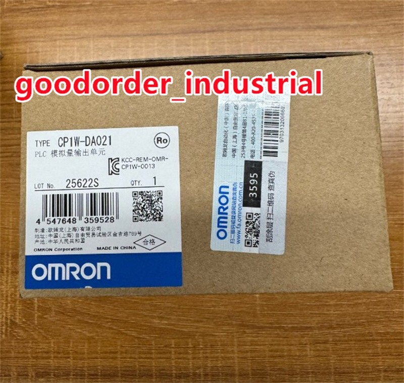 Genuine Omron CP1W-DA021 PLC Module CP1W-DA021 New In Box CP1W-DA021