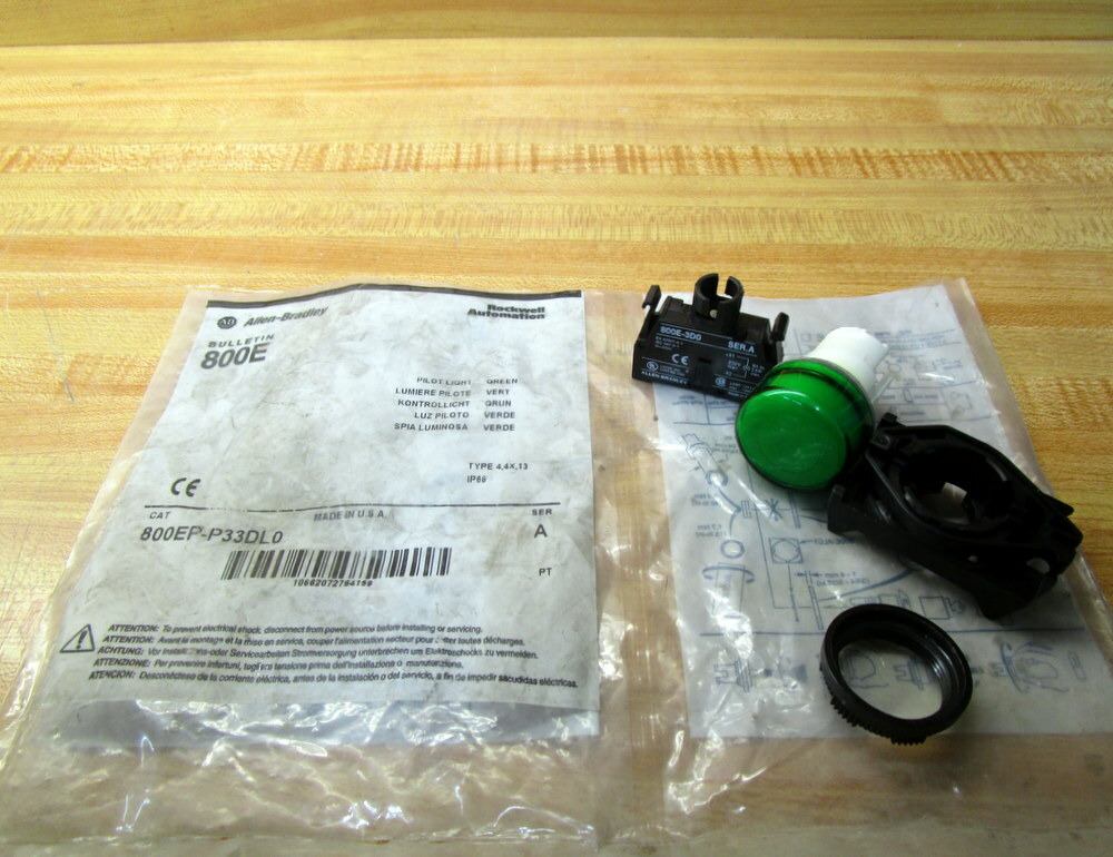 Allen Bradley 800EP-P33DL0 Pilot Light 800EPP33DL0