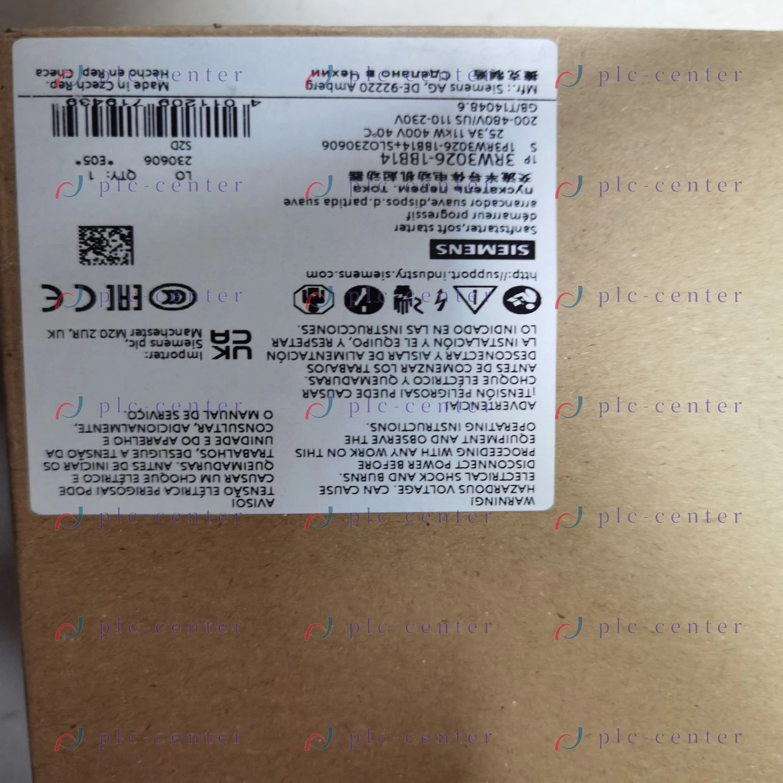 Free Tax Real spot stocks 1pc New Siemens 3RW3026-1BB14 Fast shipping