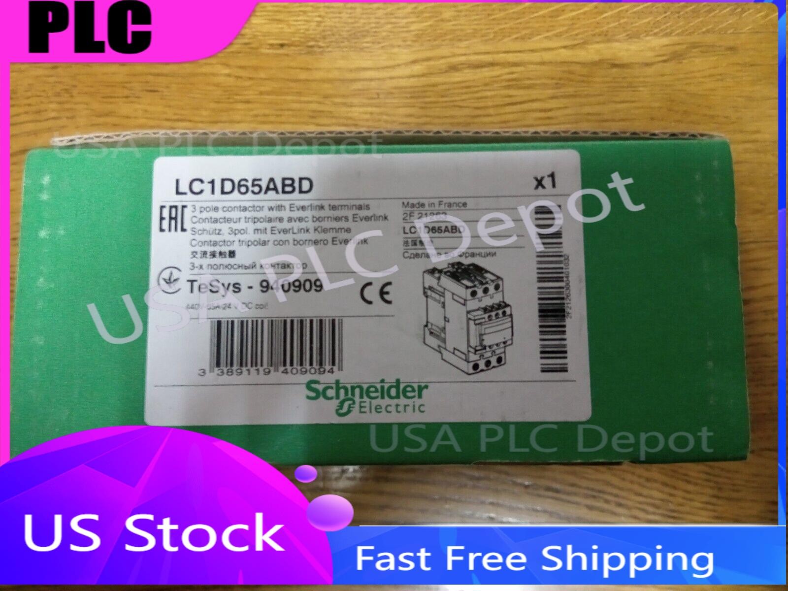 Schneider LC1D65ABD Contactor 65A New In Box Fast Shipping