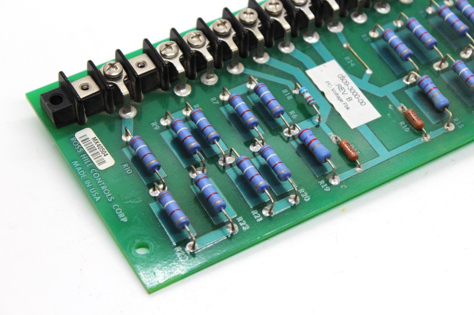 ROSS HILL CONTROLS VOLTAGE FEEDBACK ASSY. 200D343 – 0509-3000-00 REV. B