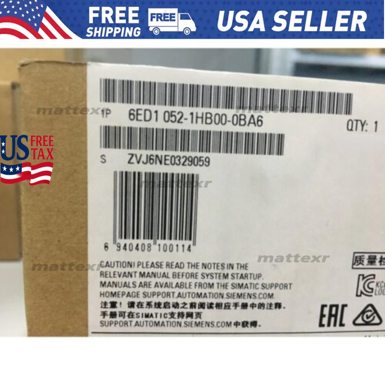 New Siemens 6ED1052-1HB00-0BA6 LOGO 24RC logic module 6ED1 052-1HB00-0BA6