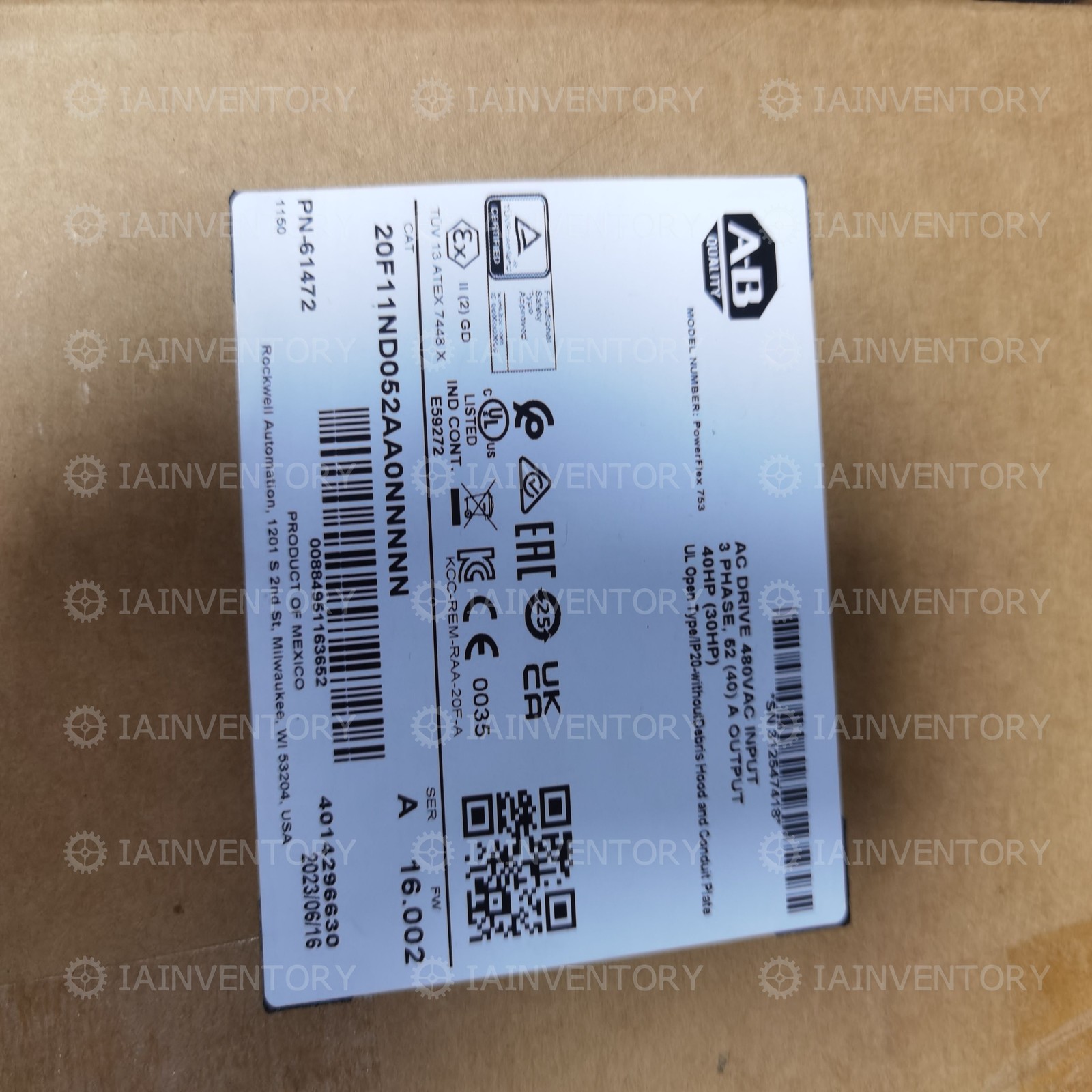 1pc New 20F11ND052AA0NNNNN With Warranty Fast Shipping