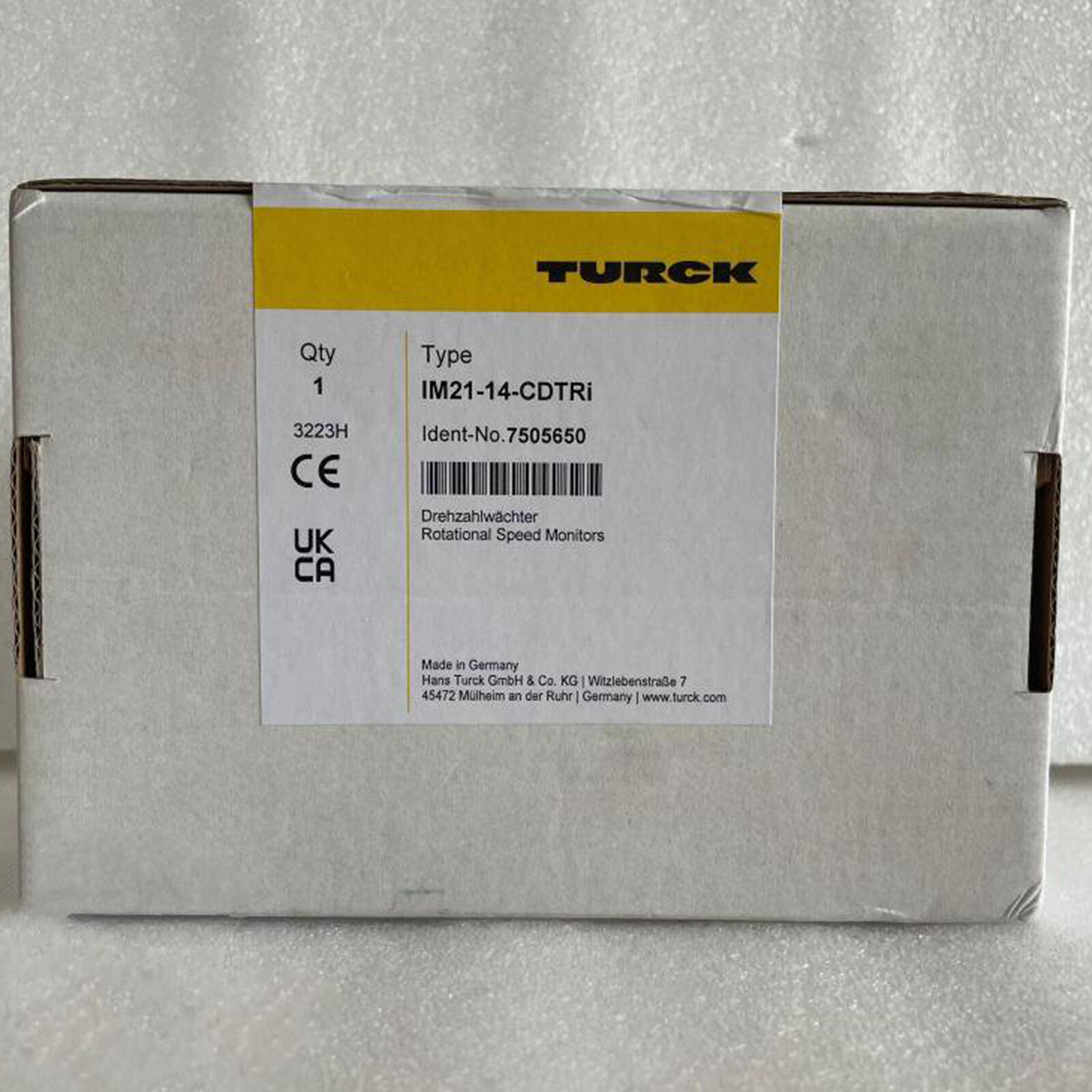1pcs new TURCK IM21-14-CDTRI Isolator 7505650 Speed Monitor fast Ship #YP1