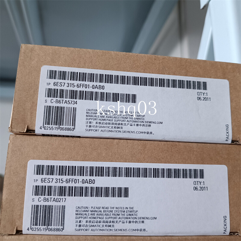 1PCS Unopened New Siemens 6ES7315-6FF01-0AB0 6ES7 315-6FF01-0AB0