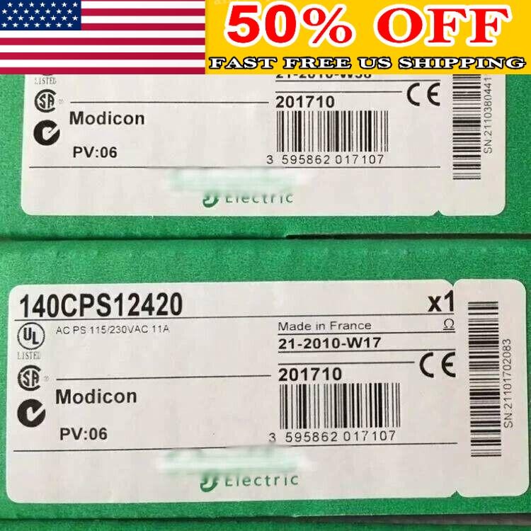 Schneider Electric 140CPS12420 Modicon 140CPS12420 NEW 1pcs