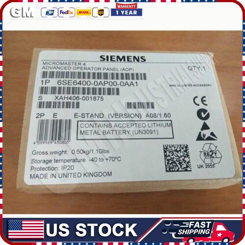 New Siemens 6SE6400-0AP00-0AA1 6SE64000AP000AA1 Advanced Operator Panel