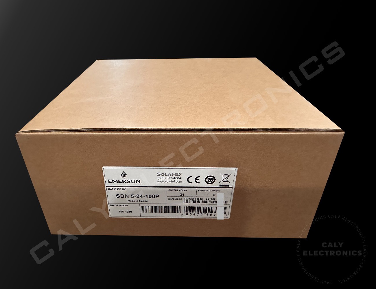 New In Box Sola Emerson SDN 5-24-100P Input Volts 115/230 Output Volts 24