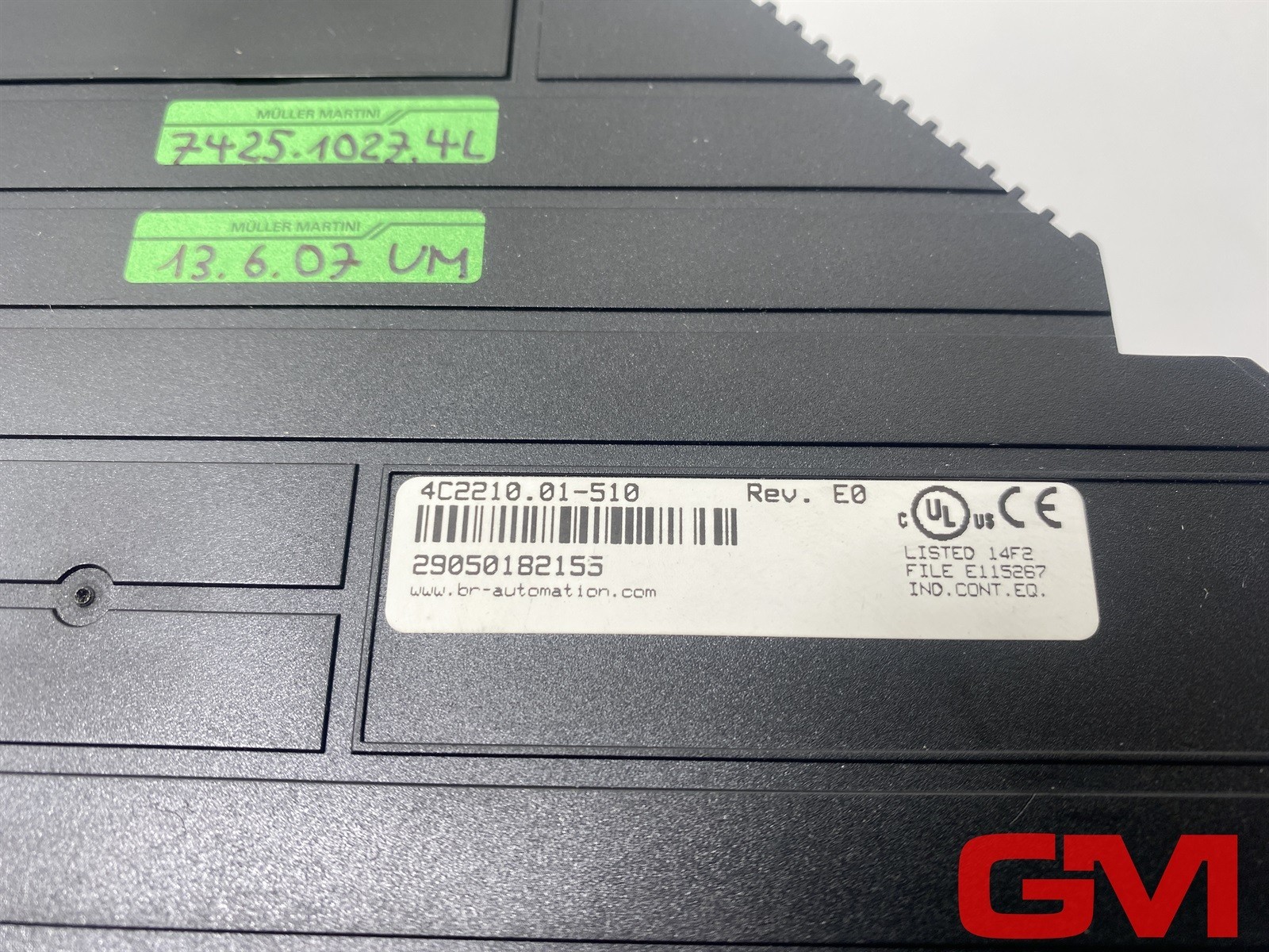 B&R Tableau Controller 4C2210.01-510 Panel Slave Controller Revision E0
