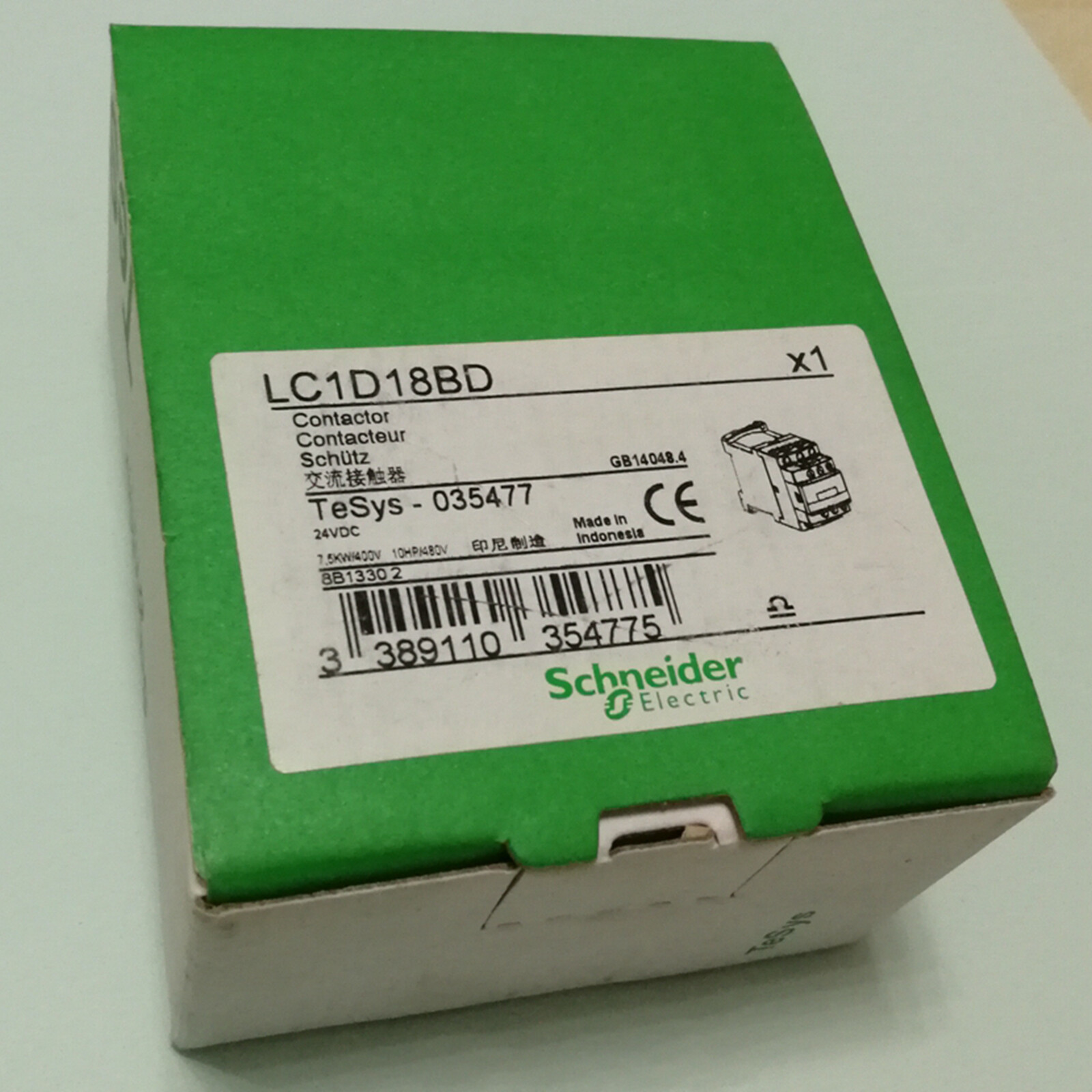 1PC Schneider LC1D25BD 24DC Contactor New In Box