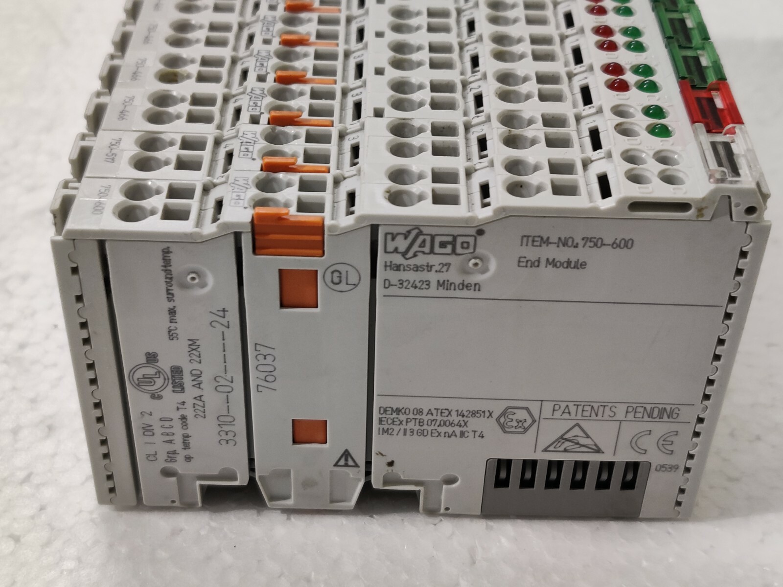 Wago 750-841 Controller + 626 + 610 + 404 + 5: 466 + 517 + 600 Set