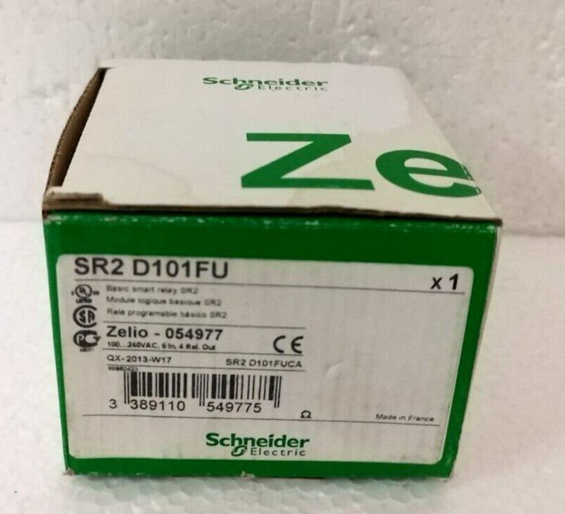 SR2D101FU Compact Smart Relay, Zelio Logic, 10 I/O, 100…240 V AC US Free TAX