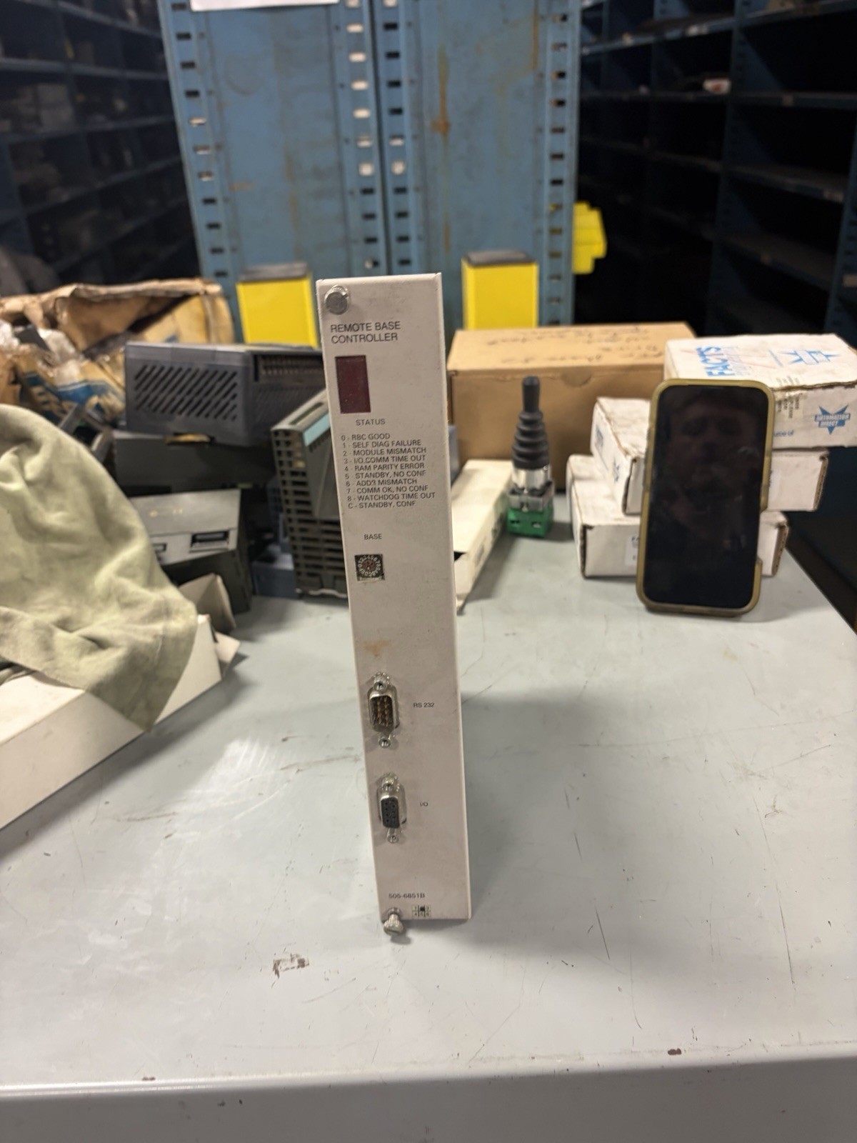 Siemens Simatic 505-6851B Remote Base Controller Module Rev B USED