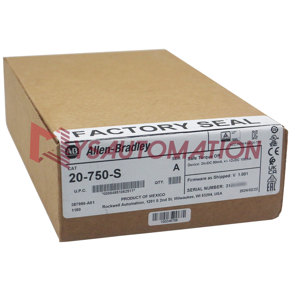 New Allen-Bradley 20-750-S AB Safe Torque Off Option Module AB 20750S
