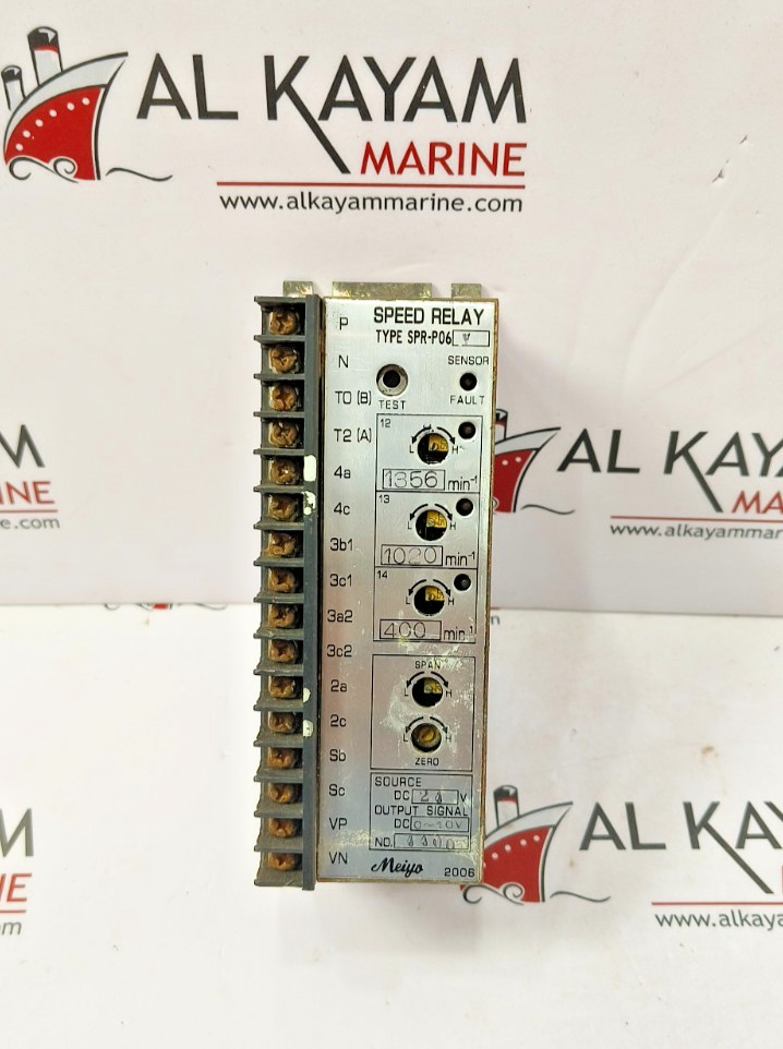 MEIYO SPR-P06V SPEED RELAY 24VDC (FAST SHIP BY DHL/FEDEX)