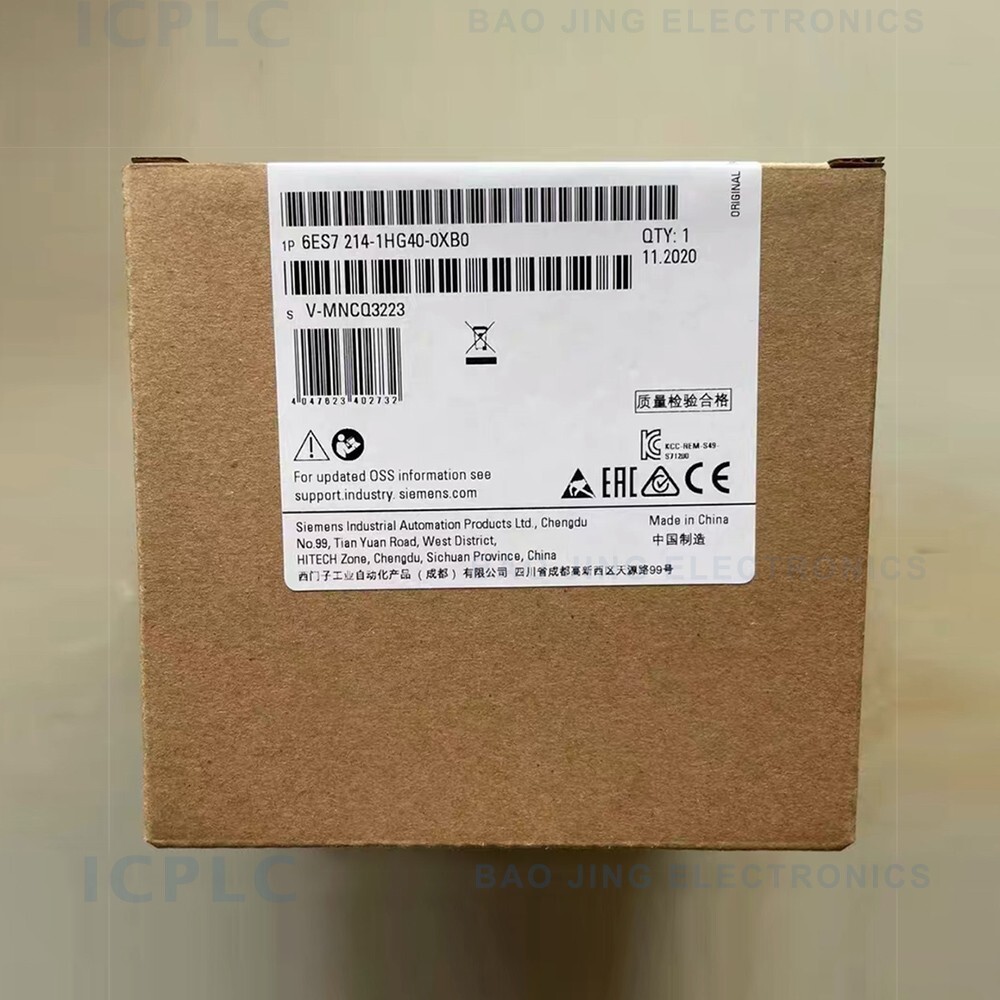 New 6ES7 214-1HG40-0XB0 Siemens SIMATIC S7-1200 CPU Module 6ES7214-1HG40-0XB0