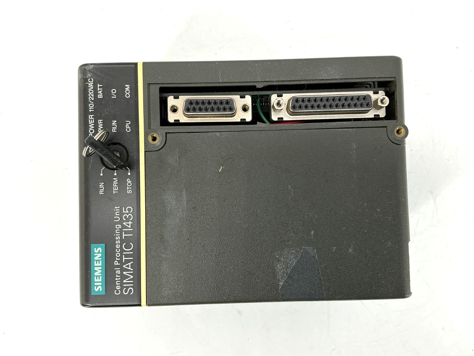 Siemens TI435-CPU Central Processing Unit CPU/Power 110/220VAC w/ Key 435-CPU